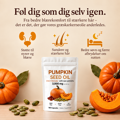 Græskarkerneolie-kapsler