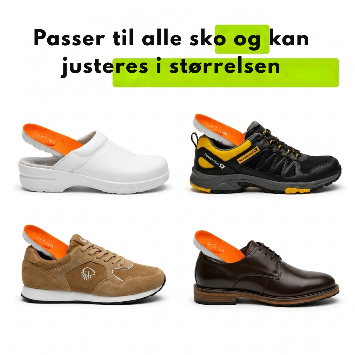 Orthova™ | Aflastende indlægssåler mod hælsmerter og plantar fasciitis