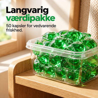 Lugtfjernende afløbskapsler