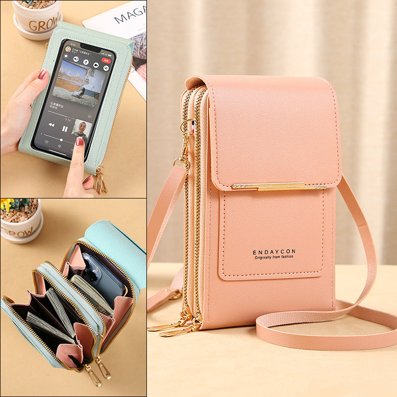 KØB 1, FÅ 1 GRATIS 🎁 – CROSSBODY-TASKE MED TOUCH-VINDUE 👜 – BRUG DIN MOBIL UDEN AT TAGE DEN UD 📱