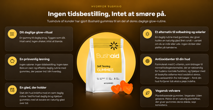 BushAid Gummies til en solkysset glød
