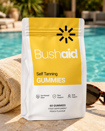 BushAid Gummies til en solkysset glød